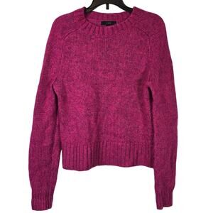 J.Crew Sweater Women's XS Pink Alpaca Wool Blend Crew Preppy Casual Academia